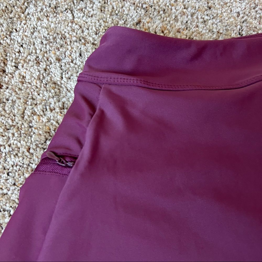 Baleaf Plus Size Waterside Burgundy Modest Swim Skort Size 3XL‎ - Picture 7 of 7